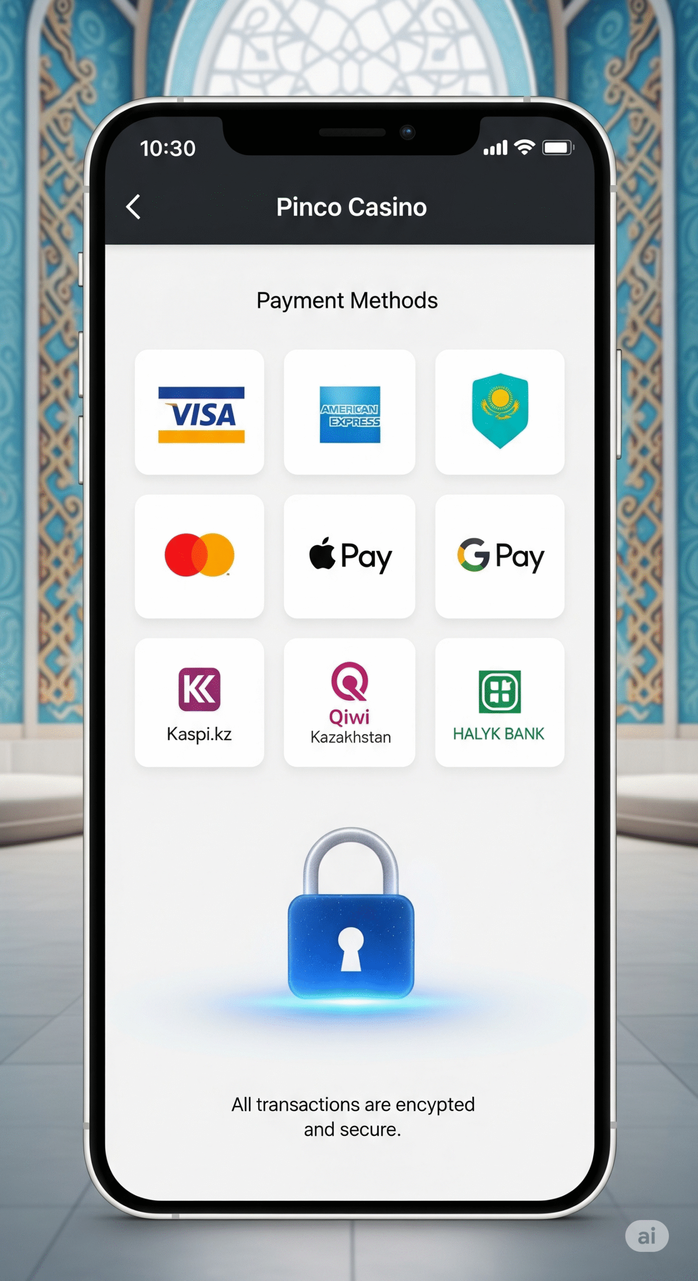Платежи в мобильной версии Pinco