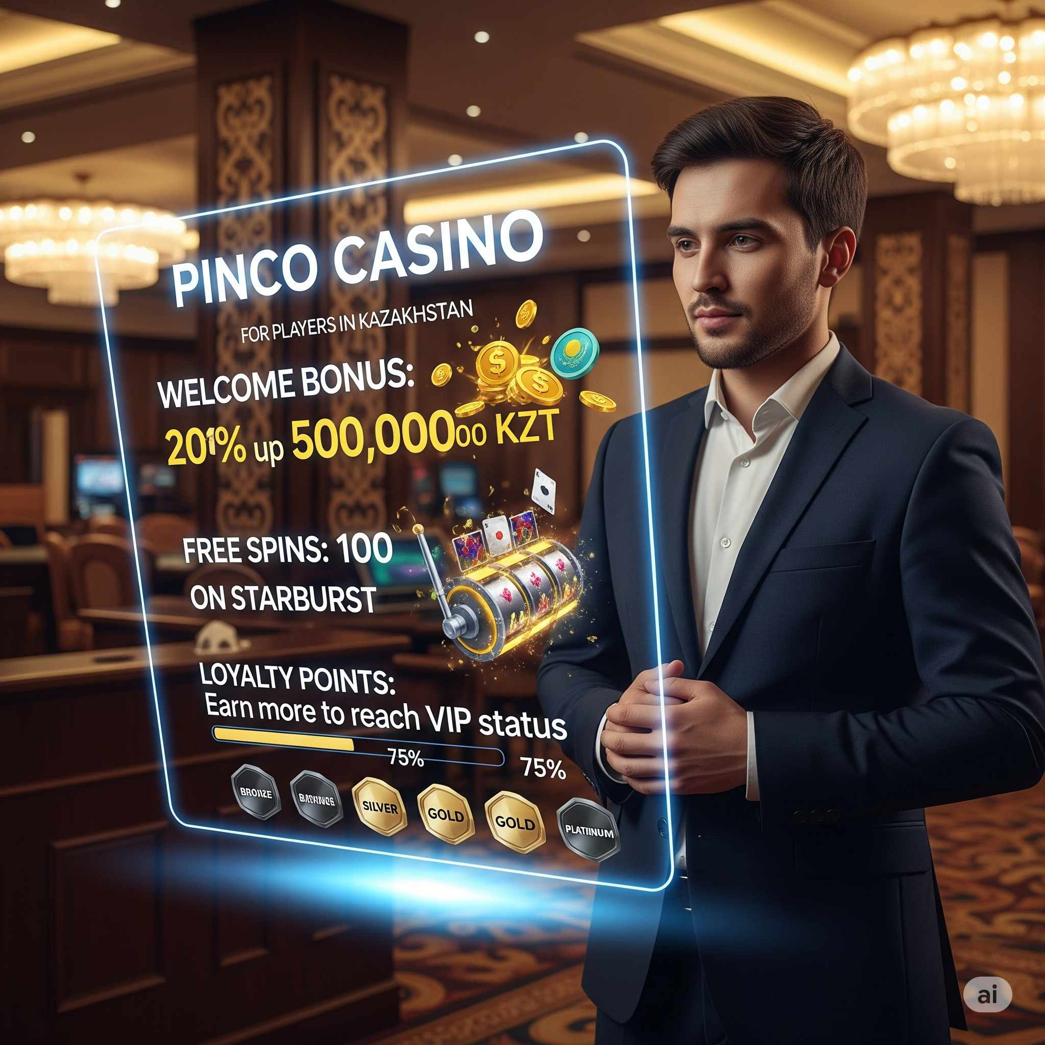 Бонусная система Pinco для игроков из Казахстана