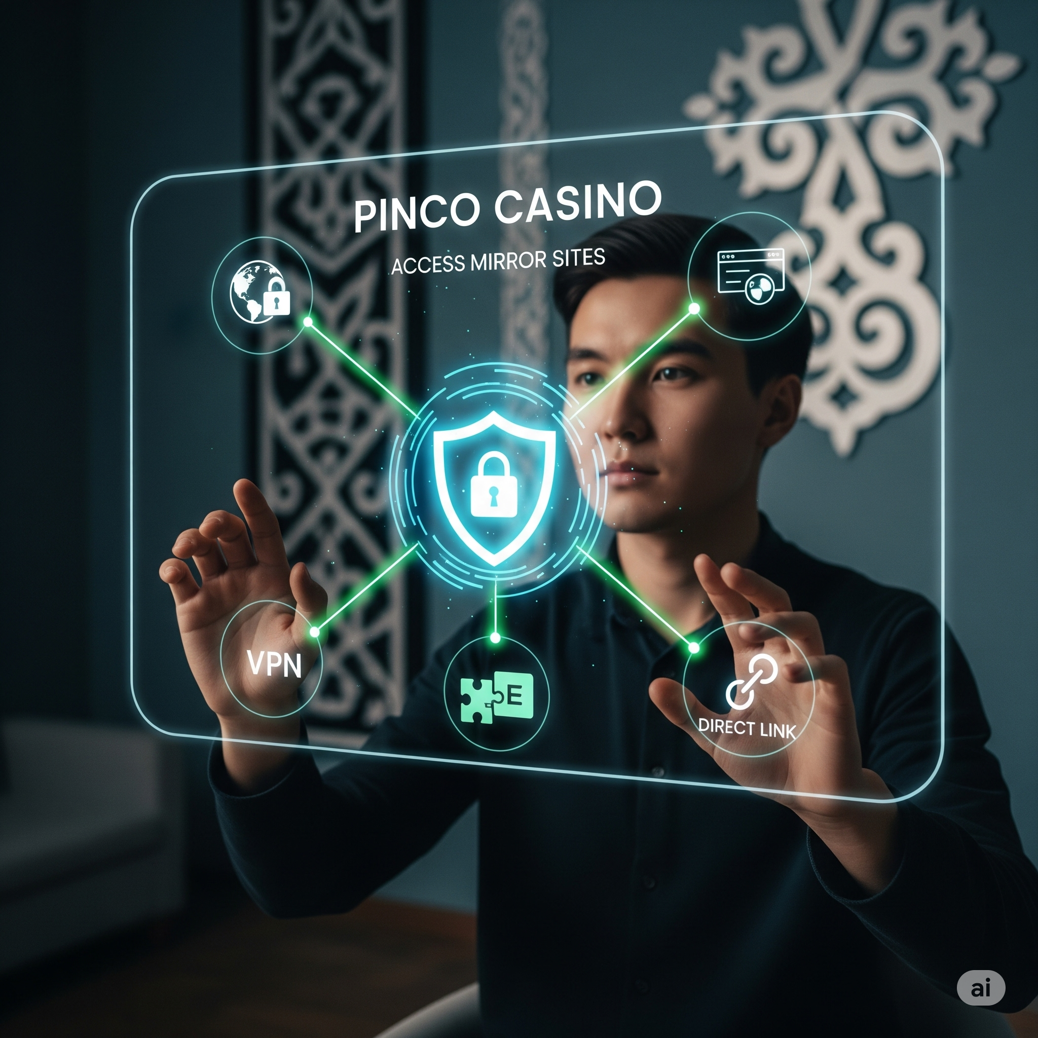 Методы доступа к зеркалу Pinco